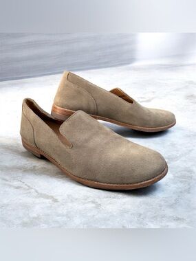Tecovas The Monterrey Slip Ons in Granite Suede